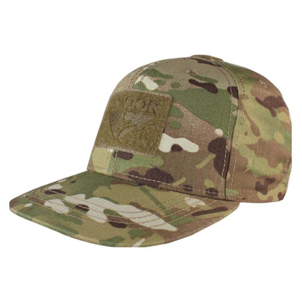 multicam flat bill hat