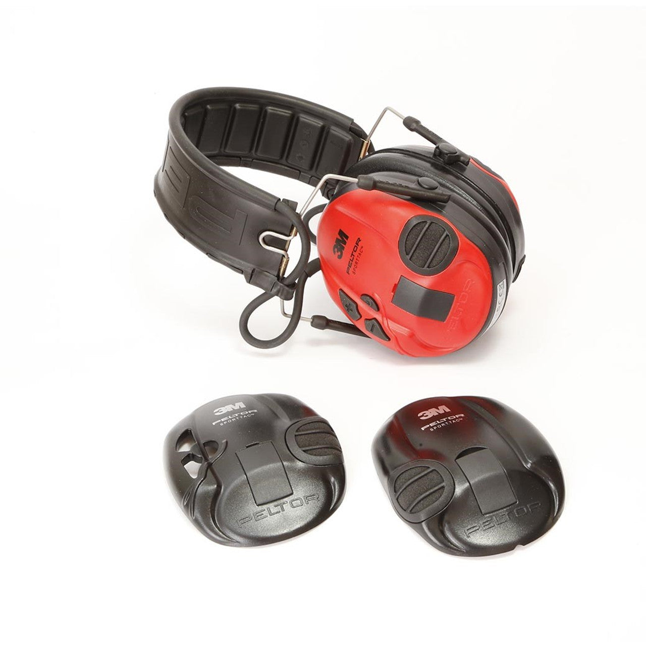 3M Peltor SportTac Hunting Model Folding Headband Interchangeable Red and Black Outdoor Tactical Australia