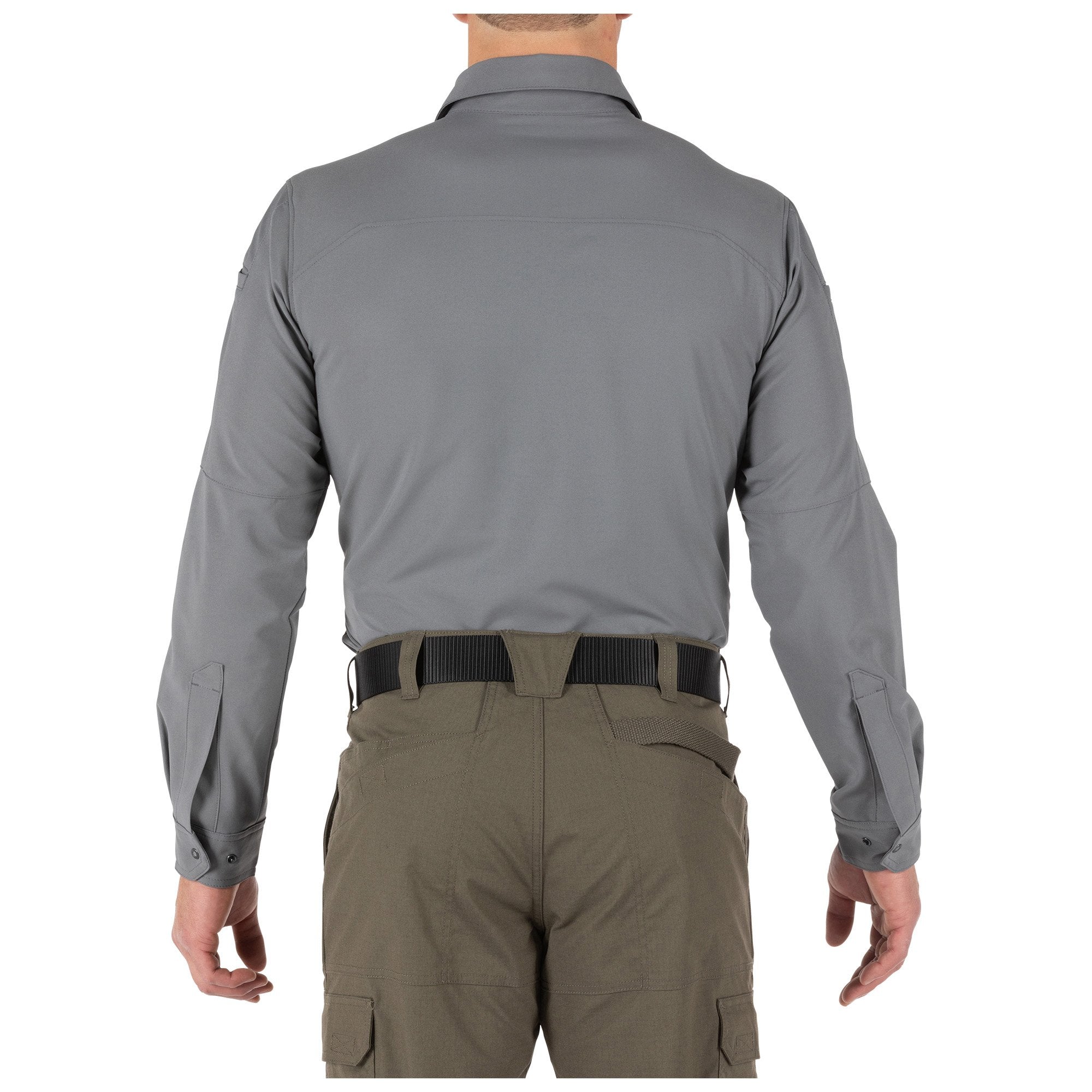 5.11 Freedom Flex Woven Long Sleeve Shirt Storm Long Sleeve Shirts 5.11 Tactical Tactical Gear Supplier Tactical Distributors Australia