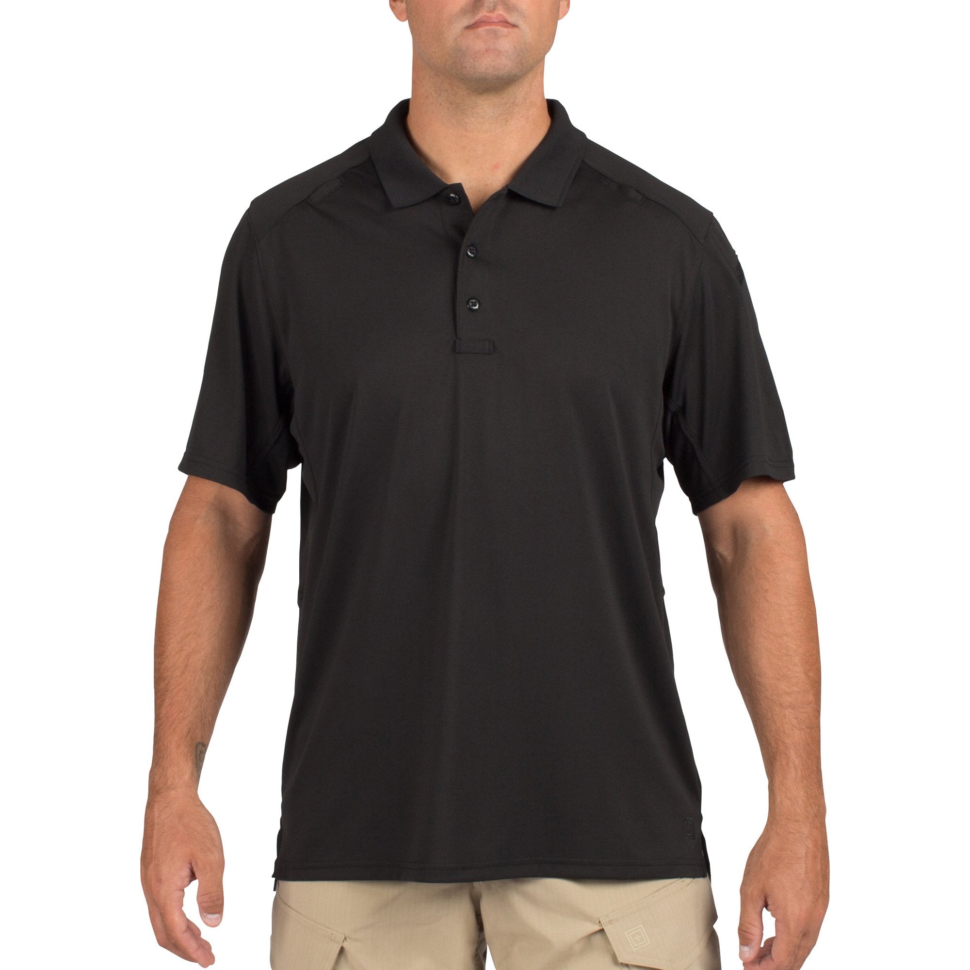 5.11 Helios Short Sleeve Polo Black Small Outdoor Tactical Australia