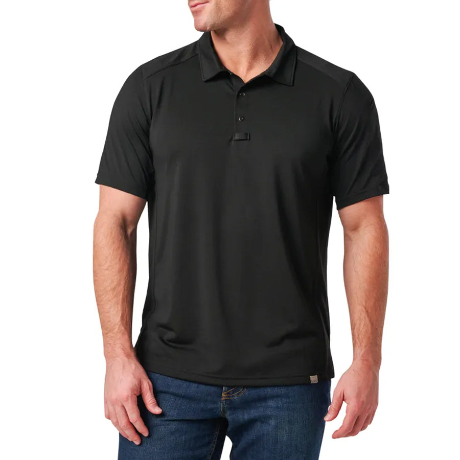 5.11 Paramount Crest Polo Shirt Small Black Outdoor Tactical Australia