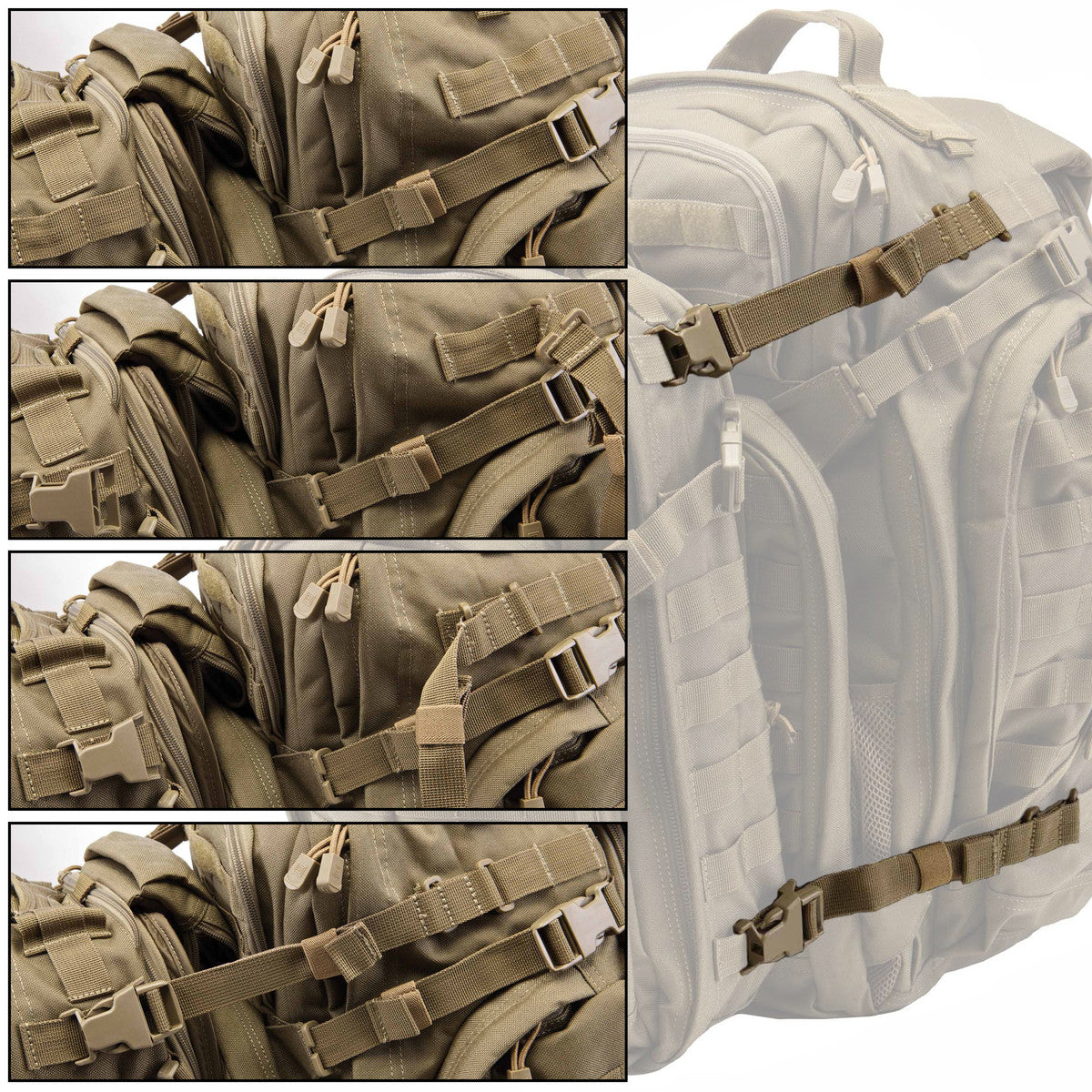 5.11 Rush Tier System Pack of 4 Outdoor Tactical Australia