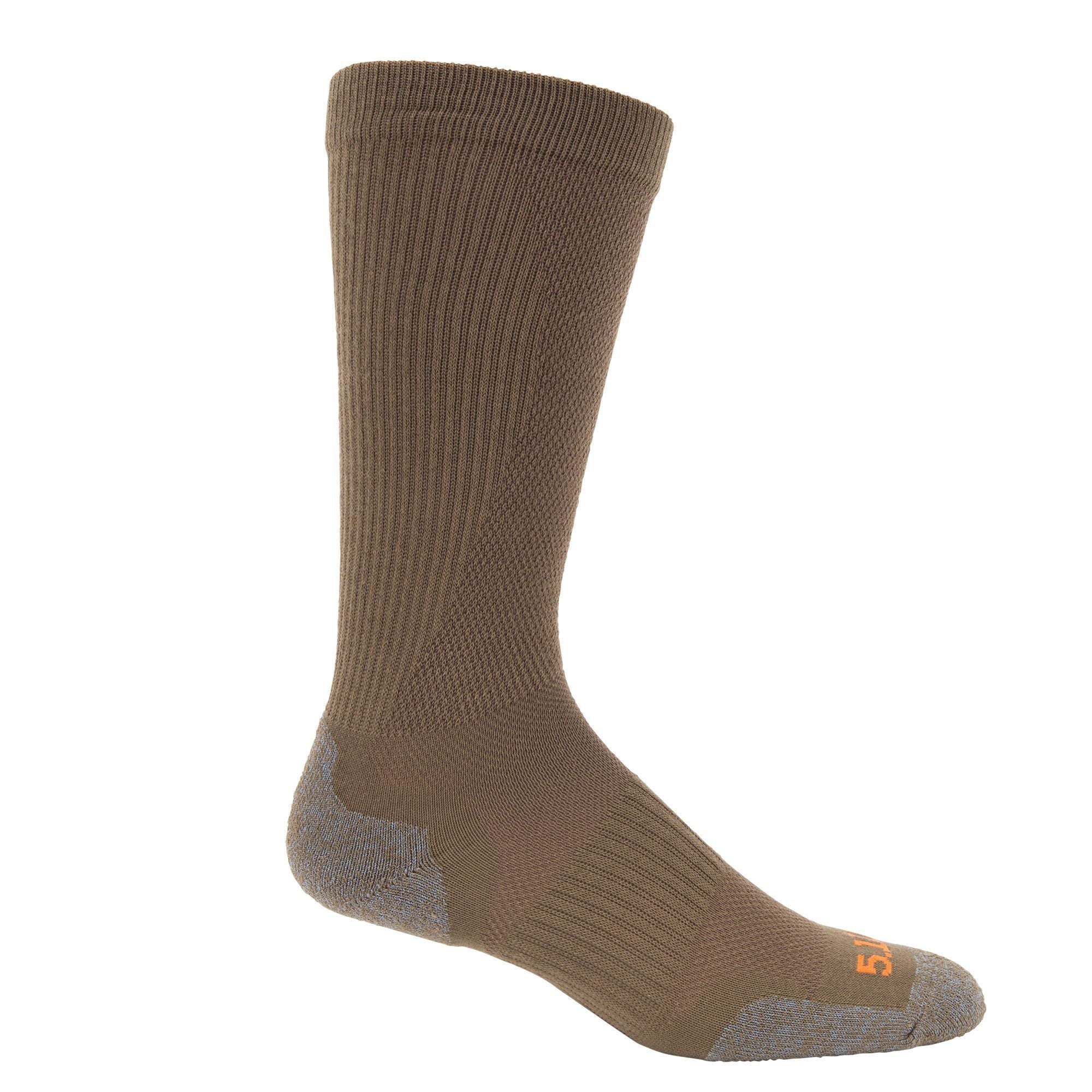 5.11 Slip Stream OTC Socks Dark Coyote Small Outdoor Tactical Australia