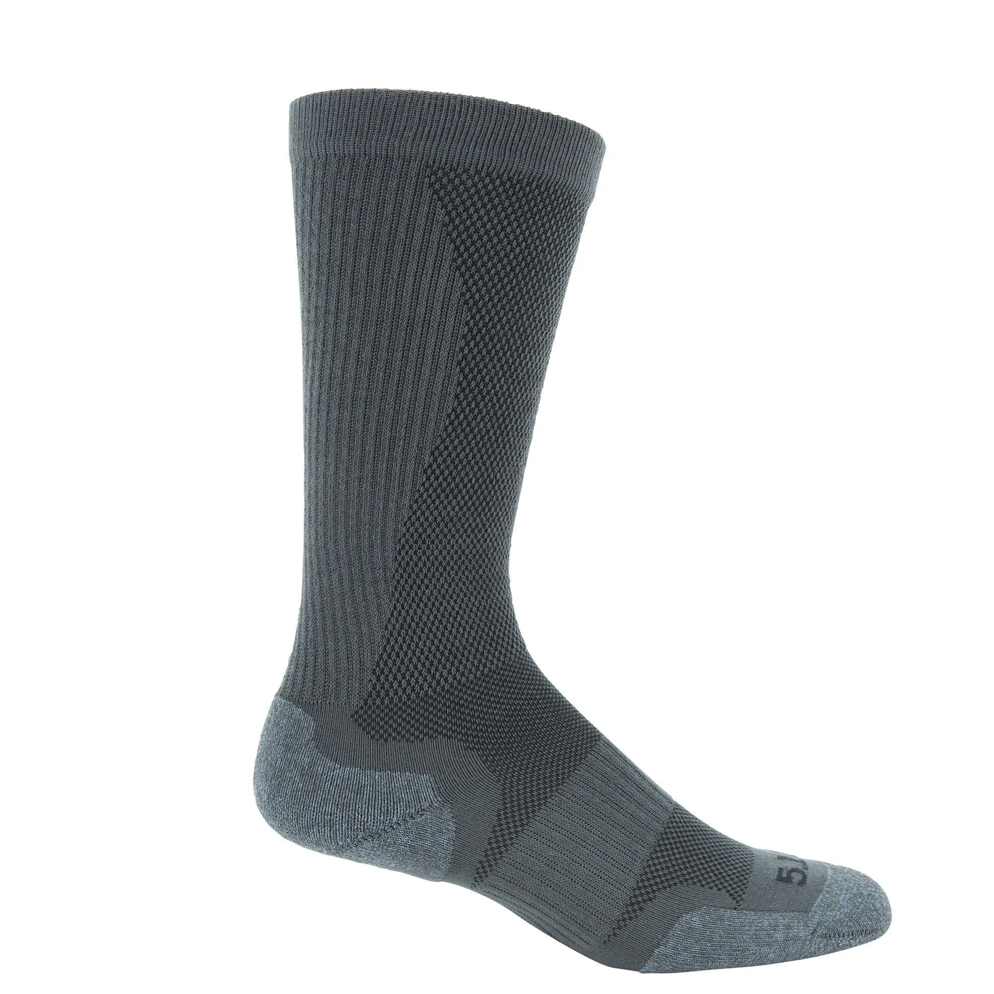 5.11 Slip Stream OTC Socks Gun Metal Small Outdoor Tactical Australia