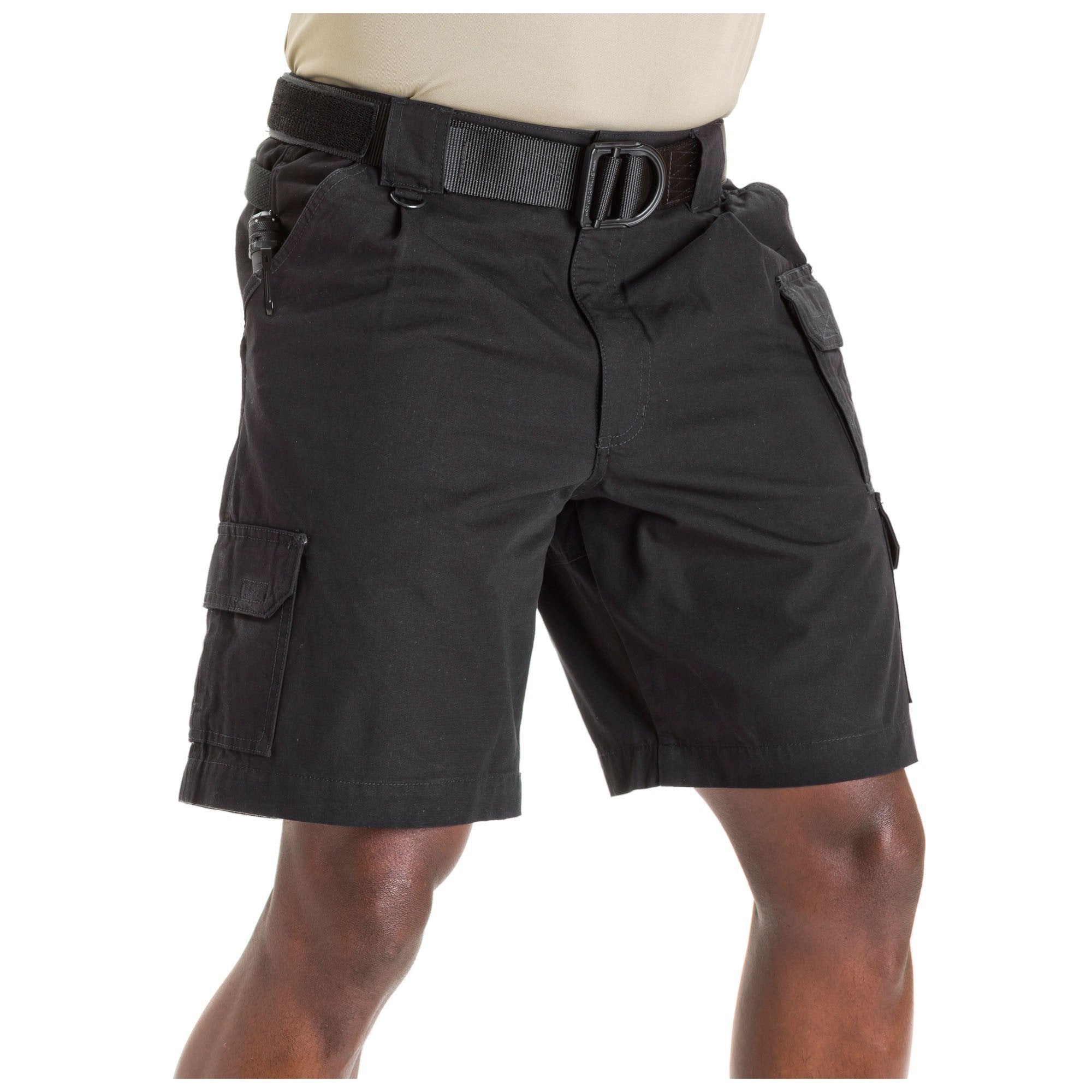 5.11 Tactical 9" Cotton Canvas Short Black 28 Outdoor Tactical Australia