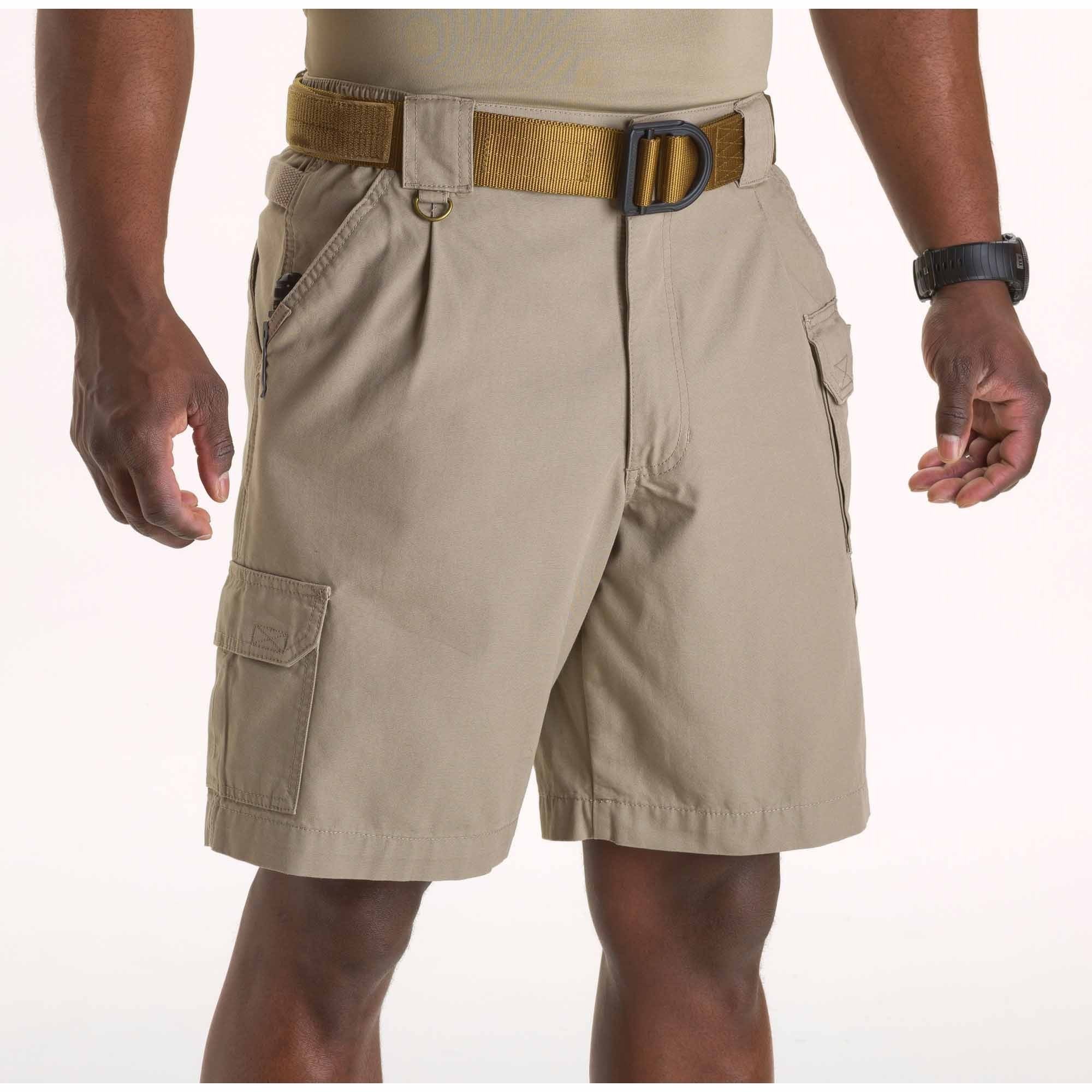 5.11 Tactical 9" Cotton Canvas Short Khaki 28 Outdoor Tactical Australia
