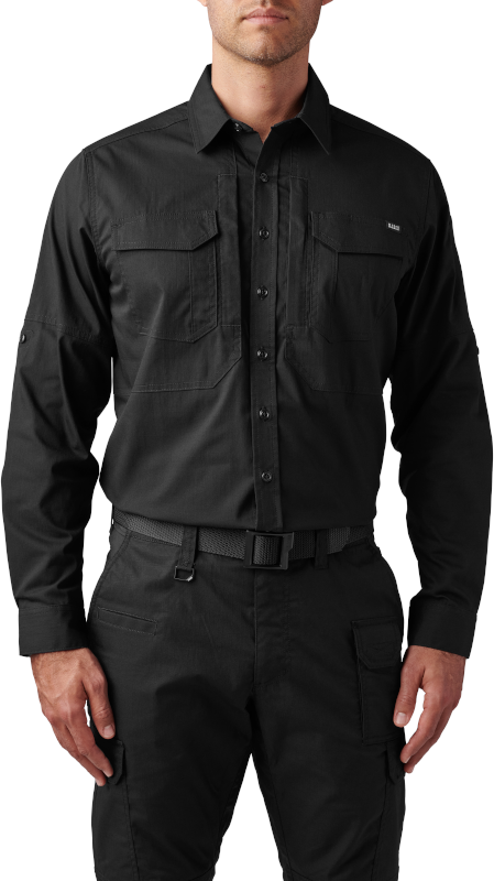 5.11 Tactical ABR Pro Long Sleeve Shirt Black Medium Outdoor Tactical Australia