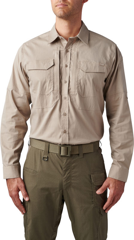 5.11 Tactical ABR Pro Long Sleeve Shirt Khaki Small Outdoor Tactical Australia