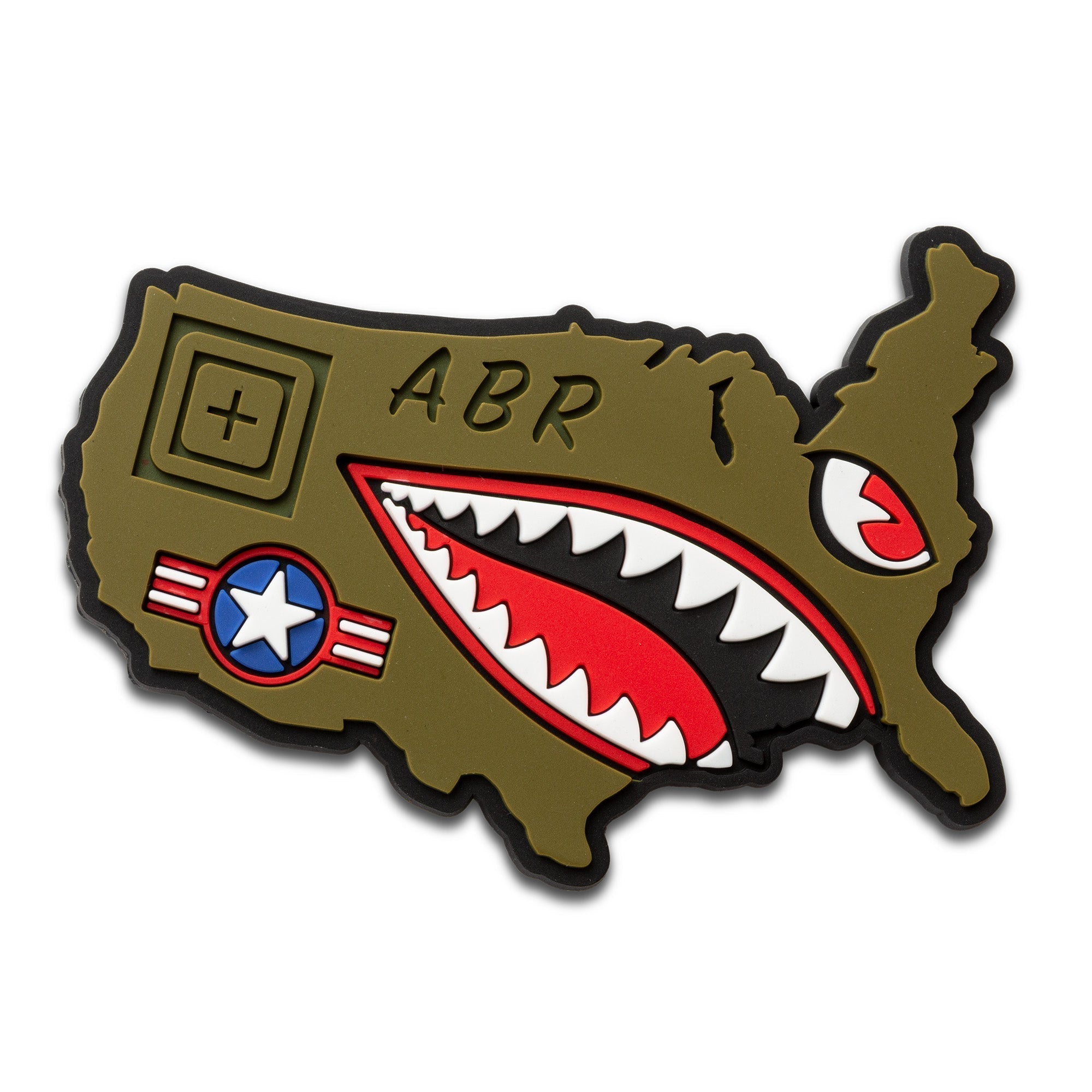 5.11 Tactical ABR USA Tiger Shark Patch Outdoor Tactical Australia
