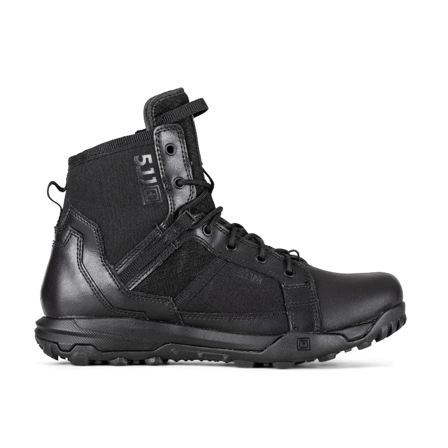 5.11 Tactical A/T 6" Side Zip Boot Black Regular