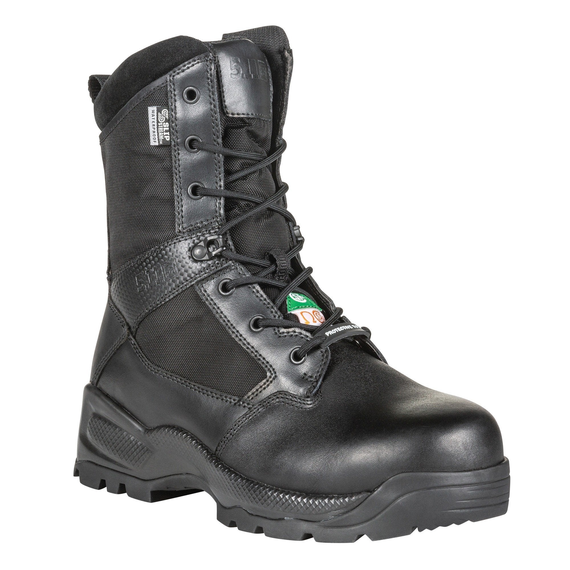 5.11 Tactical ATAC 8 Inches Shield 2.0 Side Zip Boots Black 4.0 US Regular Outdoor Tactical Australia