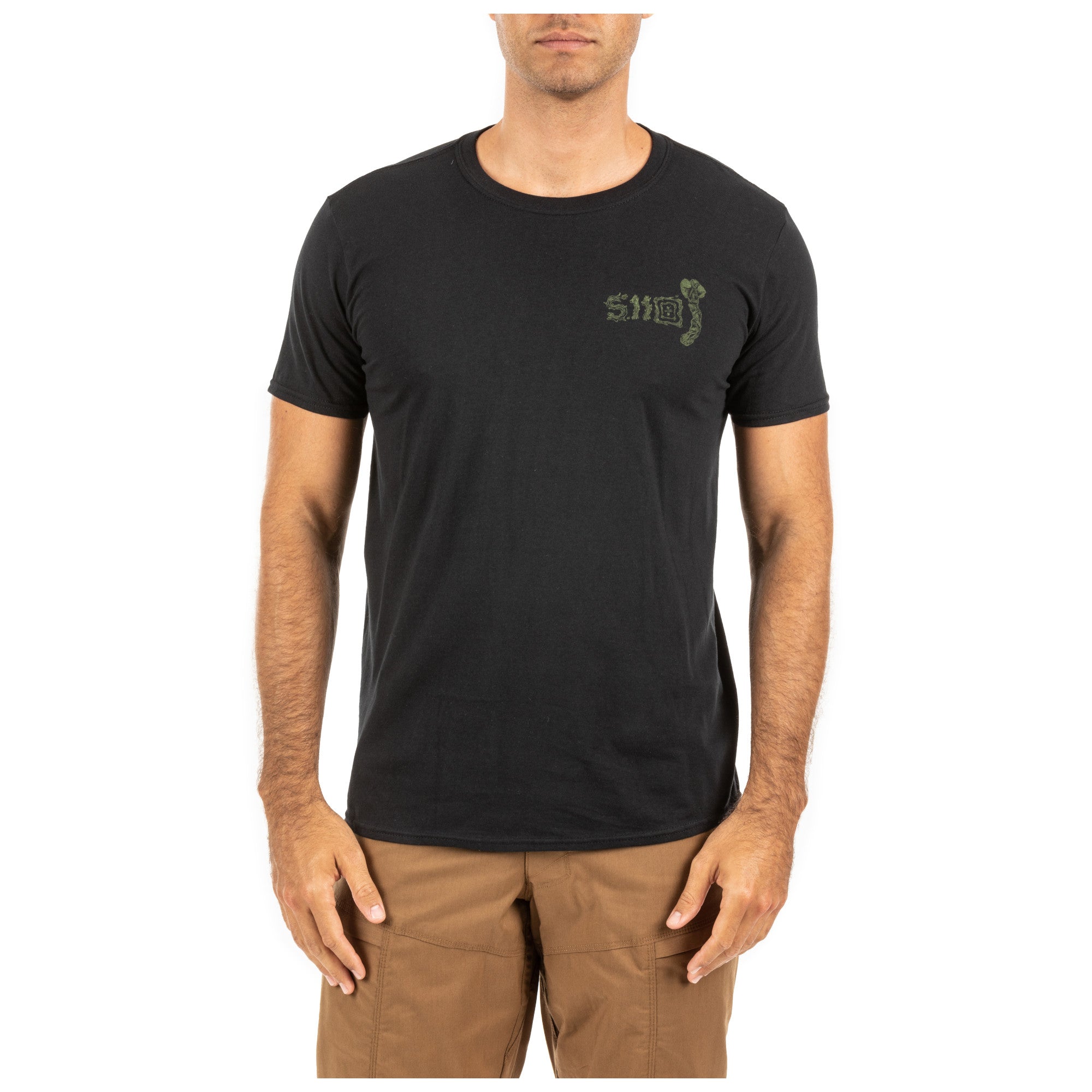 5.11 Tactical Chip Axe Tee Black Outdoor Tactical Australia