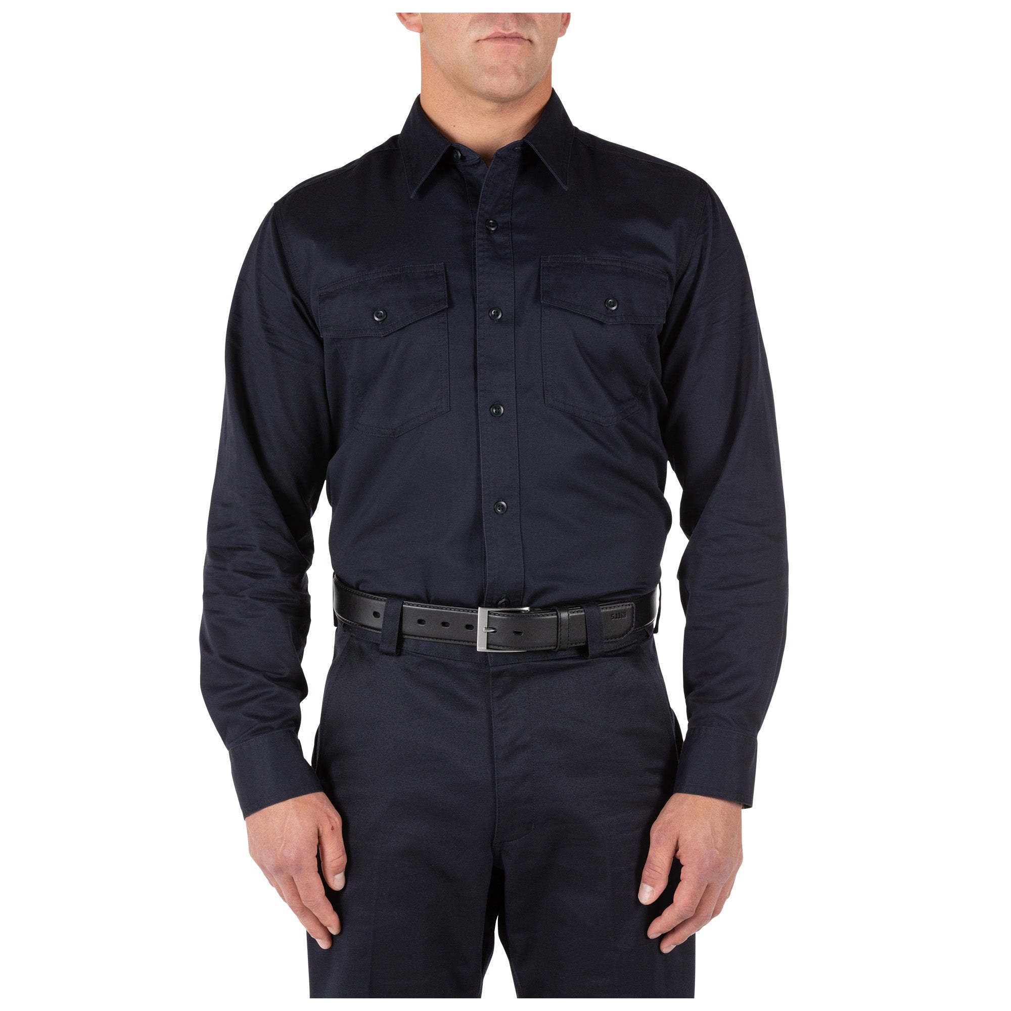 5.11 Tactical Company Long Sleeve Shirt Fire Navy Small Outdoor Tactical Australia