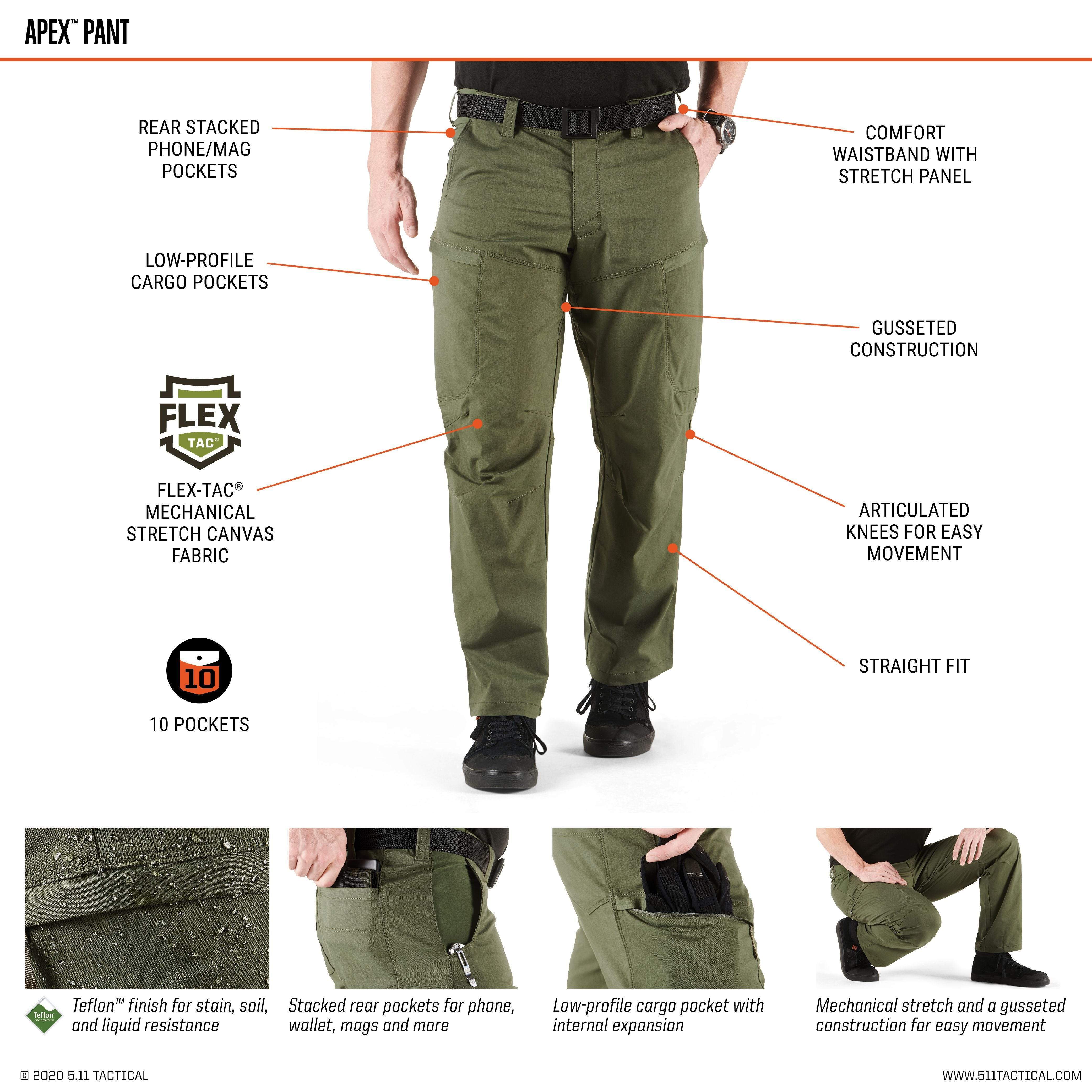 5.11 Tactical Covert Apex Pant - Volcanic Outdoor Tactical Australia