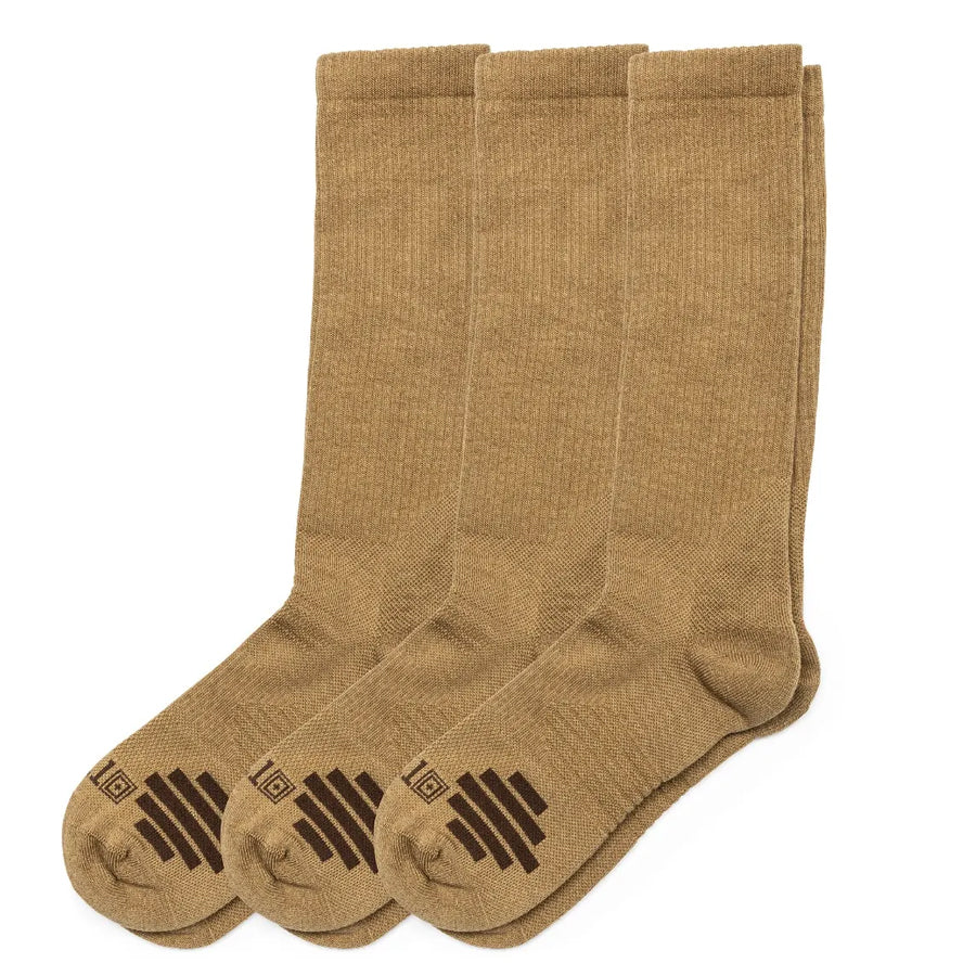 5.11 Tactical Duty Ready Plus OTC Socks Pack of 3 Outdoor Tactical Australia