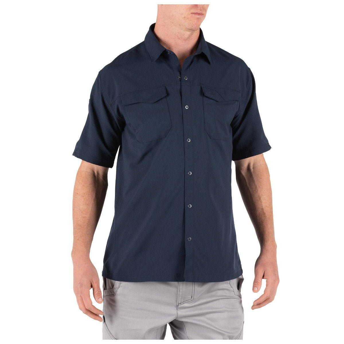 5.11 Tactical Freedom Flex Woven Short Sleeve Shirt Peacoat Small Outdoor Tactical Australia
