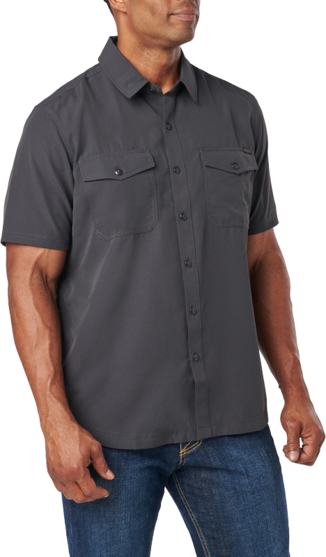 5.11 Tactical Marksman Short Sleeve Shirt Small Volcanic Outdoor Tactical Australia