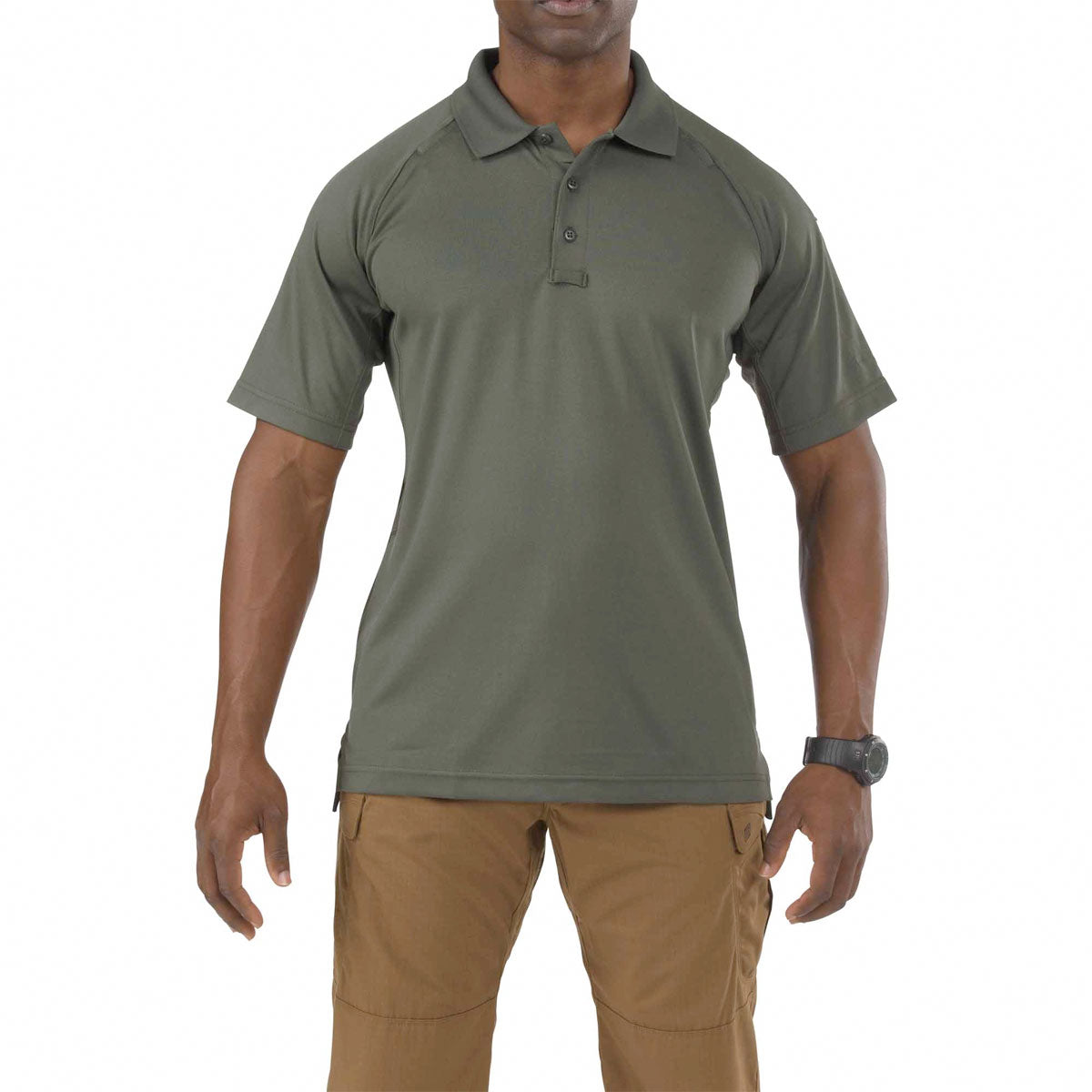 5.11 Tactical Performance Short Sleeve Polo Shirts TDU Green Outdoor Tactical Australia