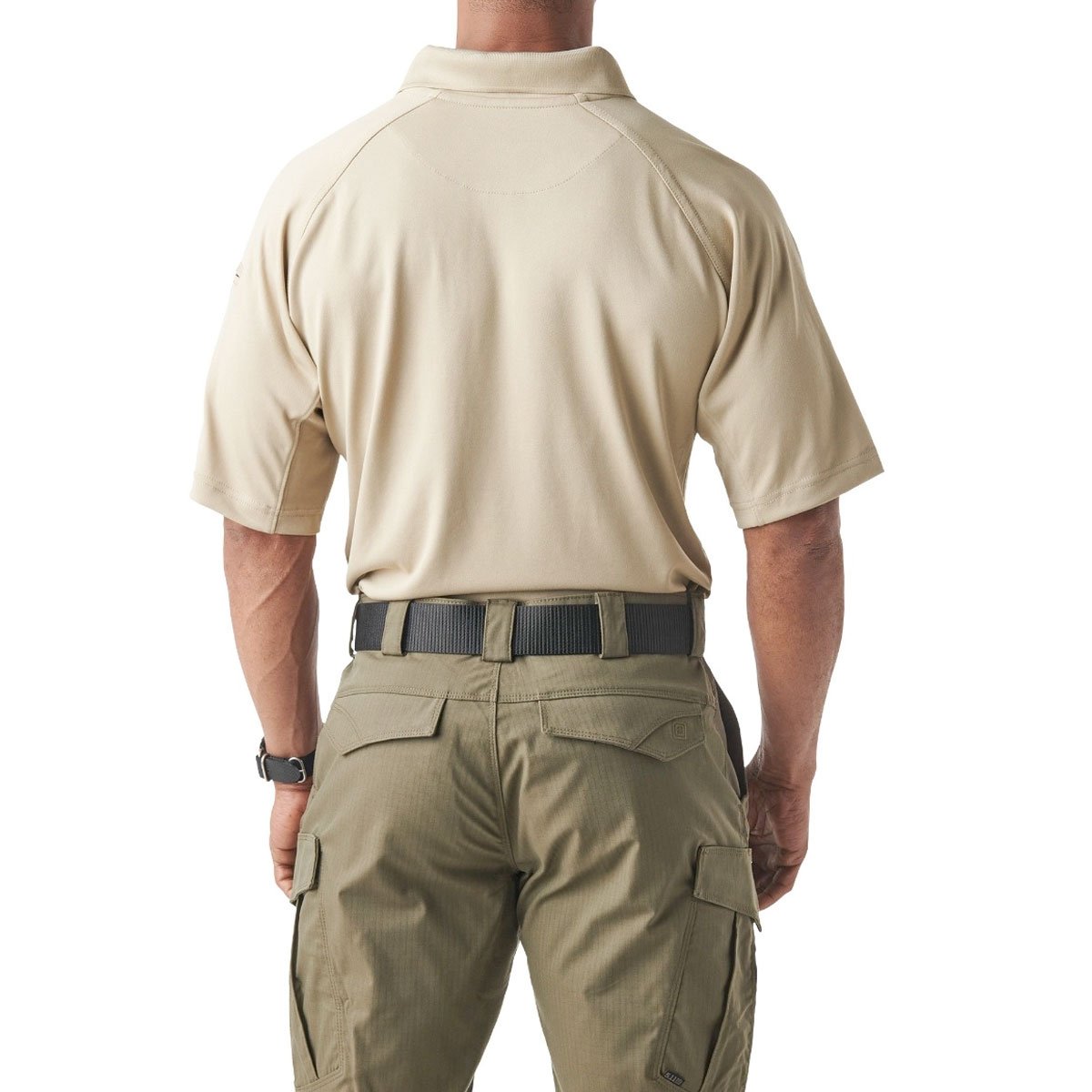 5.11 Tactical Performance Short Sleeve Polo Silver Tan Outdoor Tactical Australia