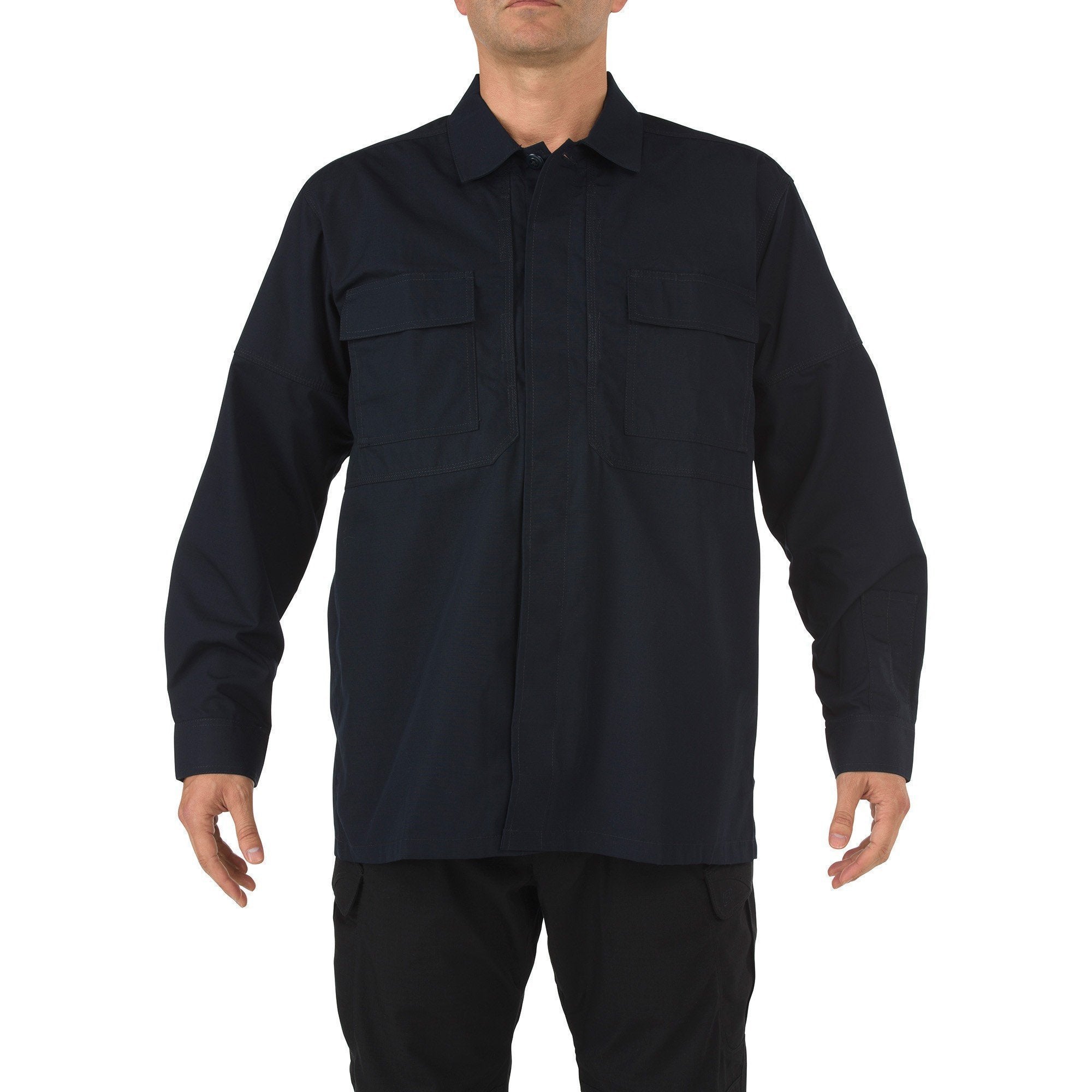 5.11 Tactical RipStop TDU Long Sleeve Shirt Long Sleeve Shirts 5.11 Tactical Dark Navy Extra Small Tactical Gear Supplier Tactical Distributors Australia