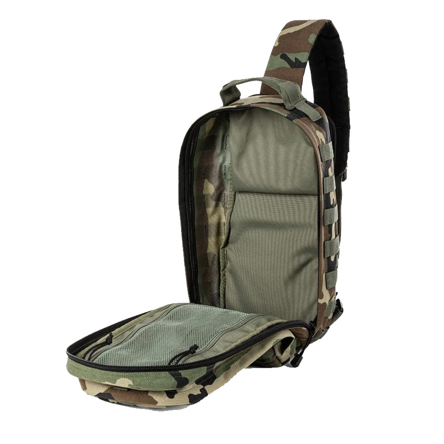 5.11 Tactical RUSH MOAB 8 Woodland Sling Pack 13L Outdoor Tactical Australia