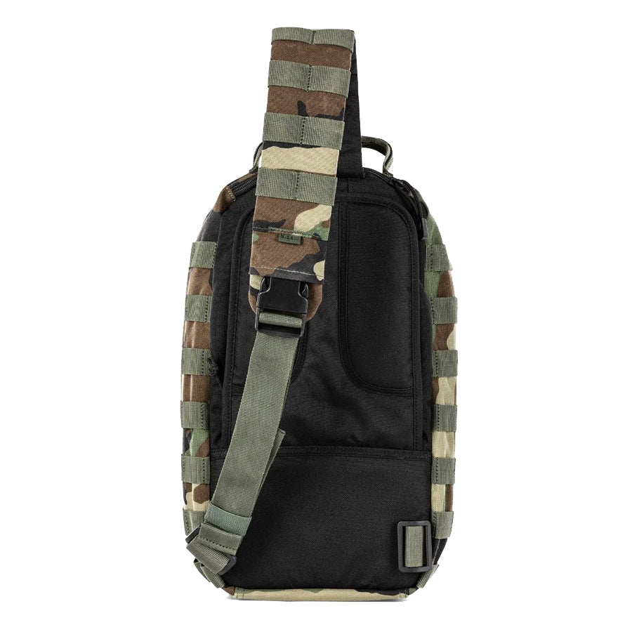 5.11 Tactical RUSH MOAB 8 Woodland Sling Pack 13L Outdoor Tactical Australia