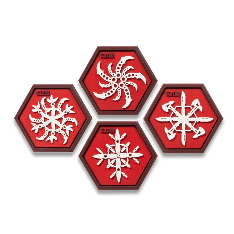 5.11 Tactical Snowflake Ninja Stars Patch Outdoor Tactical Australia