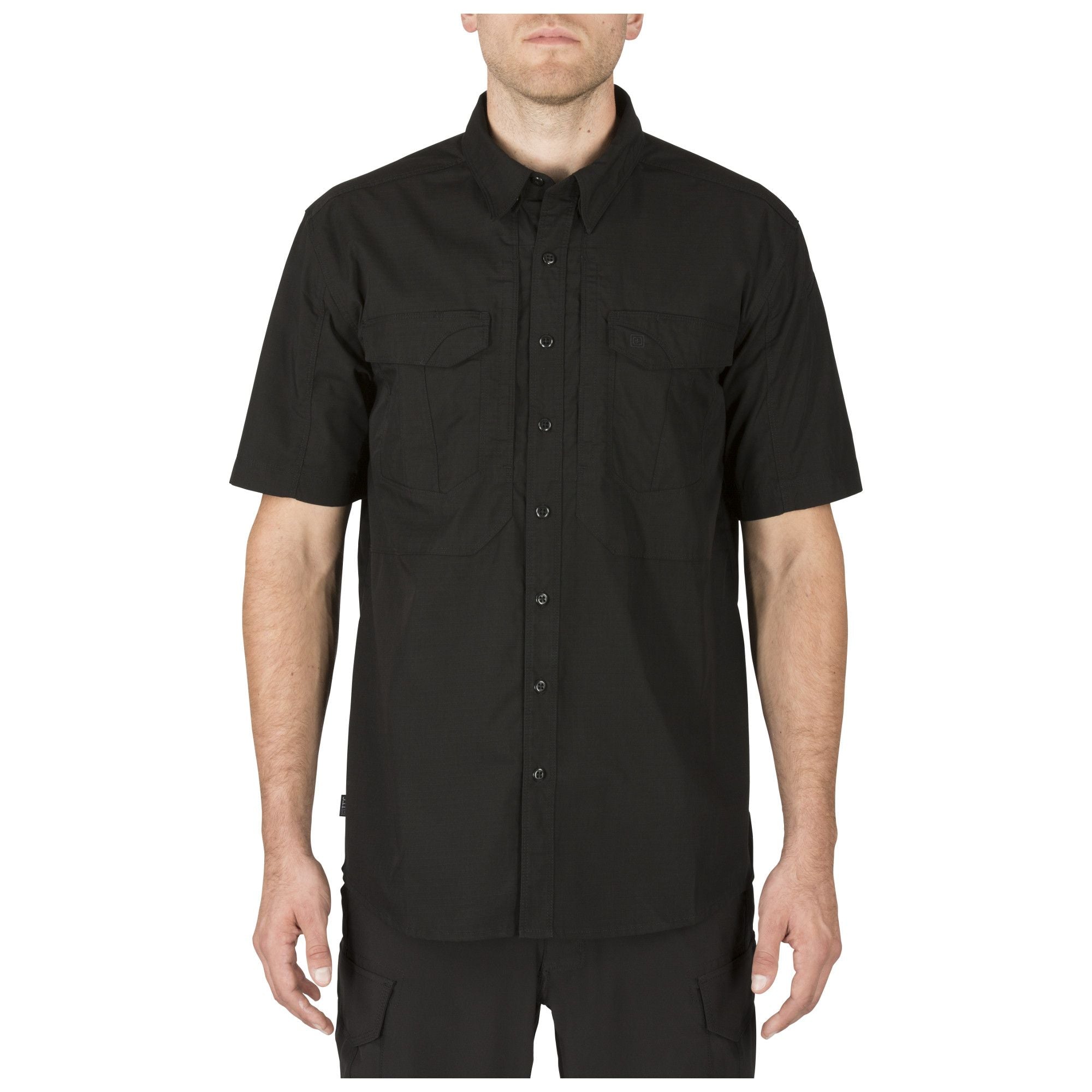 5.11 Tactical Stryke Short Sleeve Shirts Black Extra Small Outdoor Tactical Australia