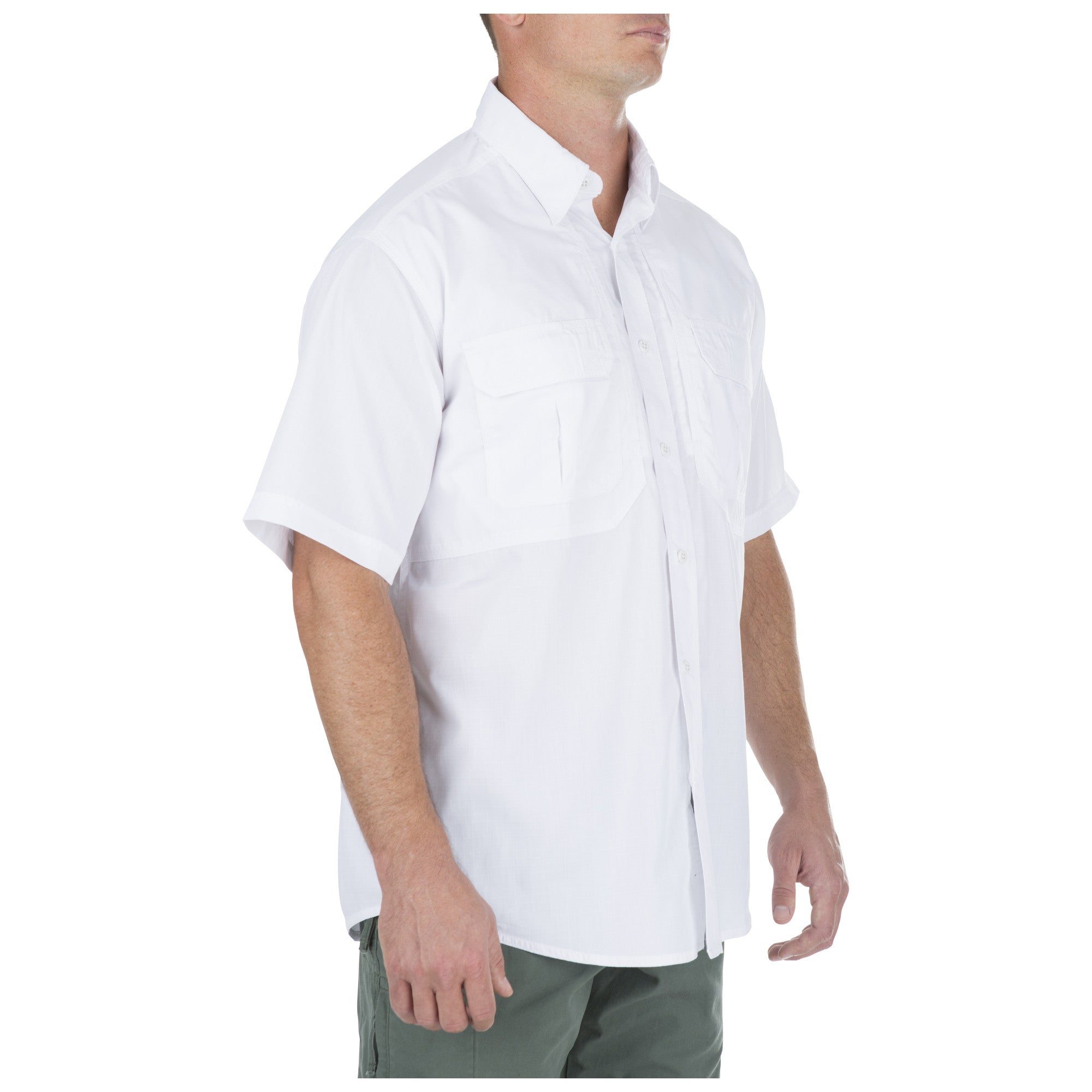 5.11 Tactical Taclite Pro Short Sleeve Shirt White Small Outdoor Tactical Australia