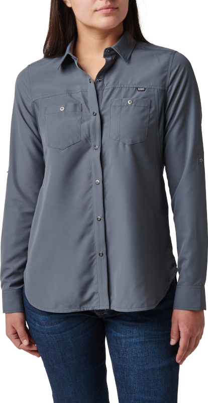 5.11 Tactical Women's Marksman Long Sleeve Shirt Small Turbulence Outdoor Tactical Australia