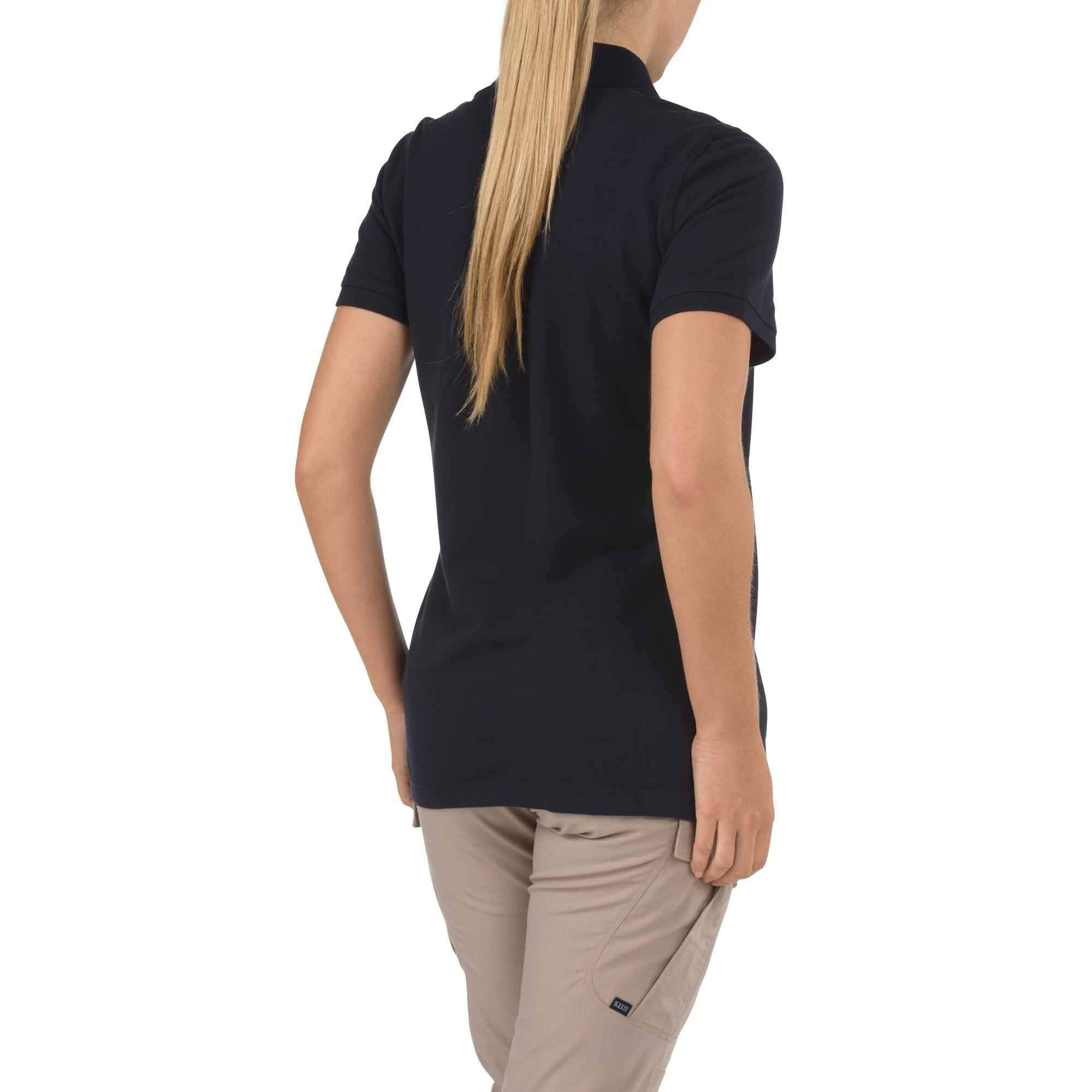 5.11 Tactical Women's Professional Short Sleeve Polo Dark Navy Outdoor Tactical Australia