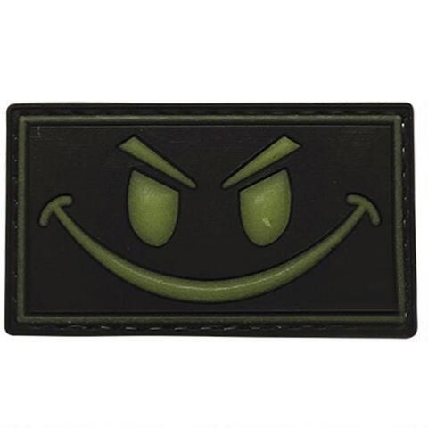 5ive Star Gear PVC Morale Patch Glow Smile Outdoor Tactical Australia