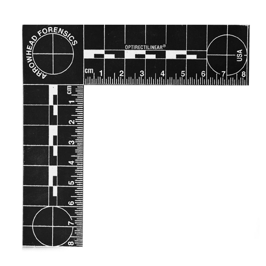 Arrowhead Forensics ABFO No.2 Photomacrographic Scale - Black Outdoor Tactical Australia