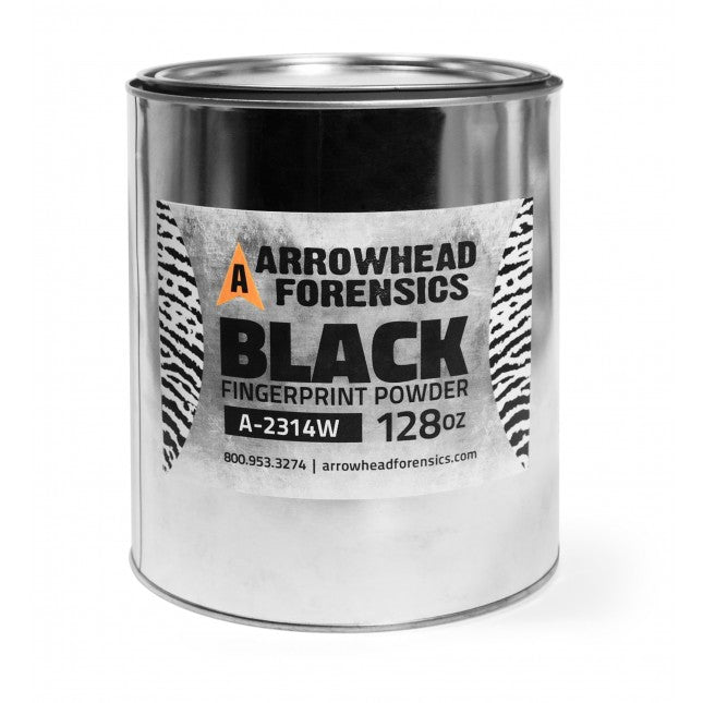 Arrowhead Forensics Fingerprint Powder Standard Black Latent 128oz Outdoor Tactical Australia