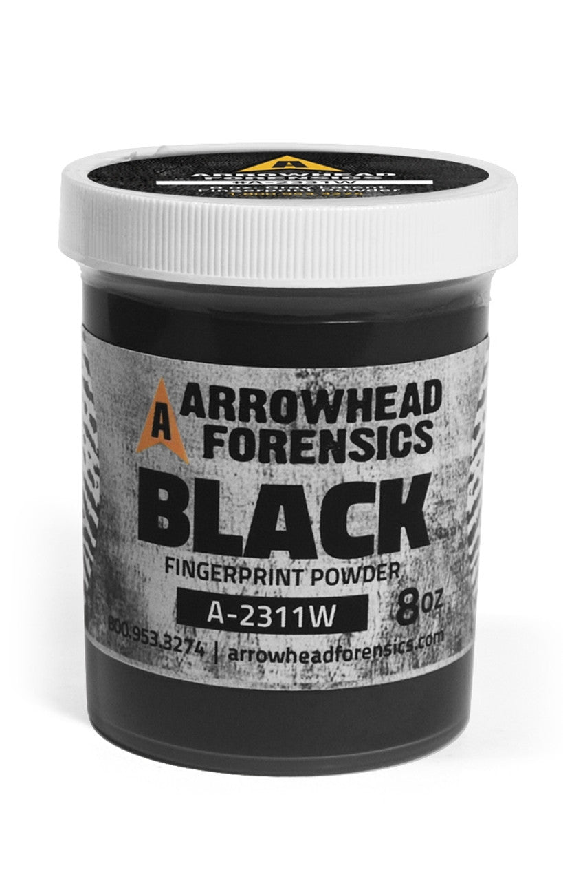Arrowhead Forensics Fingerprint Powder Standard Black Latent 8oz Outdoor Tactical Australia