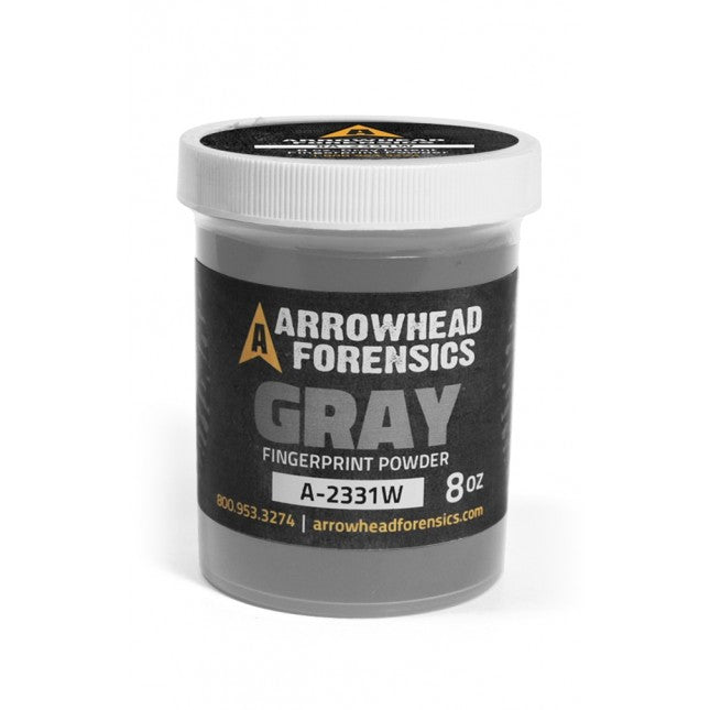 Arrowhead Forensics Fingerprint Powder Standard Gray Latent 8oz Outdoor Tactical Australia