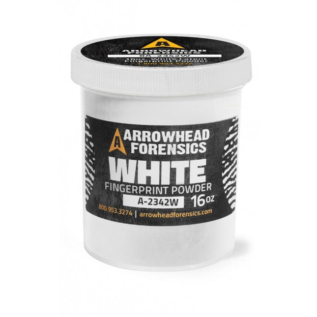 Arrowhead Forensics Fingerprint Powder Standard White Latent 8oz Outdoor Tactical Australia