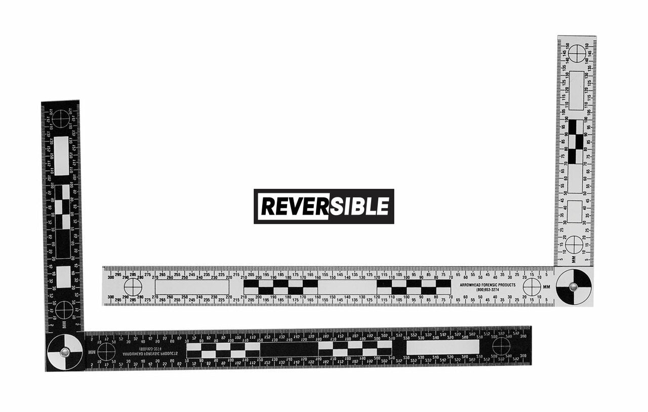Arrowhead Forensics Reversible L Reference Scales Hinged - 180 mm x 450 mm Outdoor Tactical Australia
