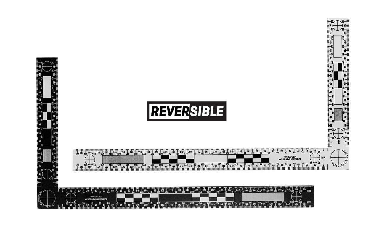 Arrowhead Forensics Reversible L Reference Scales Reversible L Scale - 150 mm x 300 mm Outdoor Tactical Australia