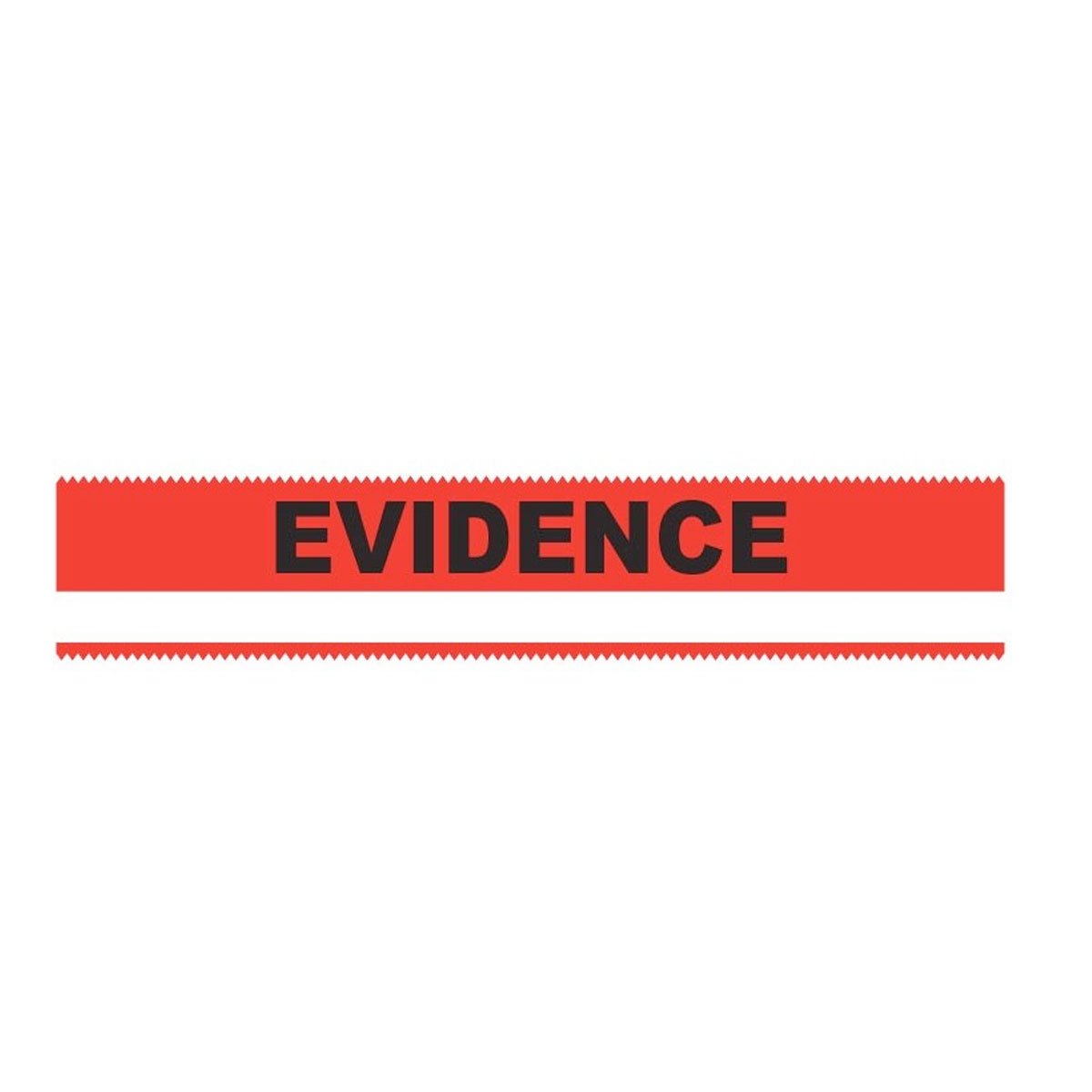 Arrowhead Forensics SealGuard Labels Evidence - Red/White Stripe 100 Box Outdoor Tactical Australia