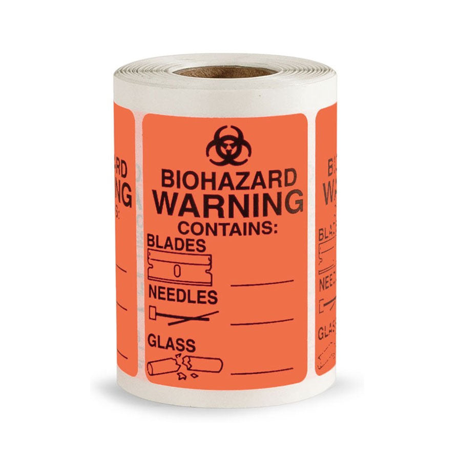 Arrowhead Forensics Sureseal Biohazard Label 3” x 2” - 250/roll Outdoor Tactical Australia