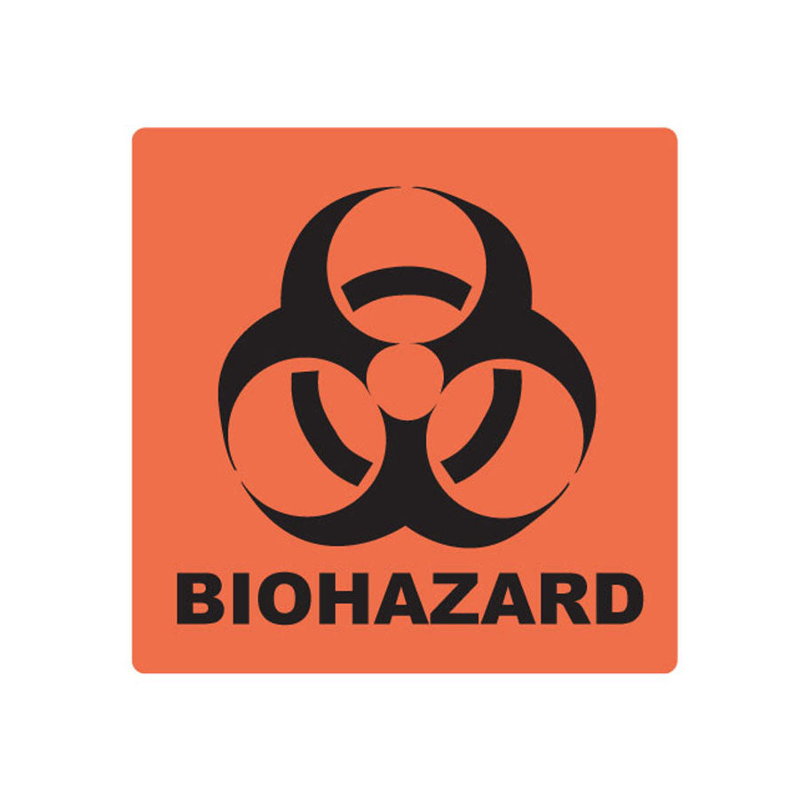 Arrowhead Forensics SureSeal Biohazard Labels on Rolls 1.5" x 1.5" - 250/roll Outdoor Tactical Australia