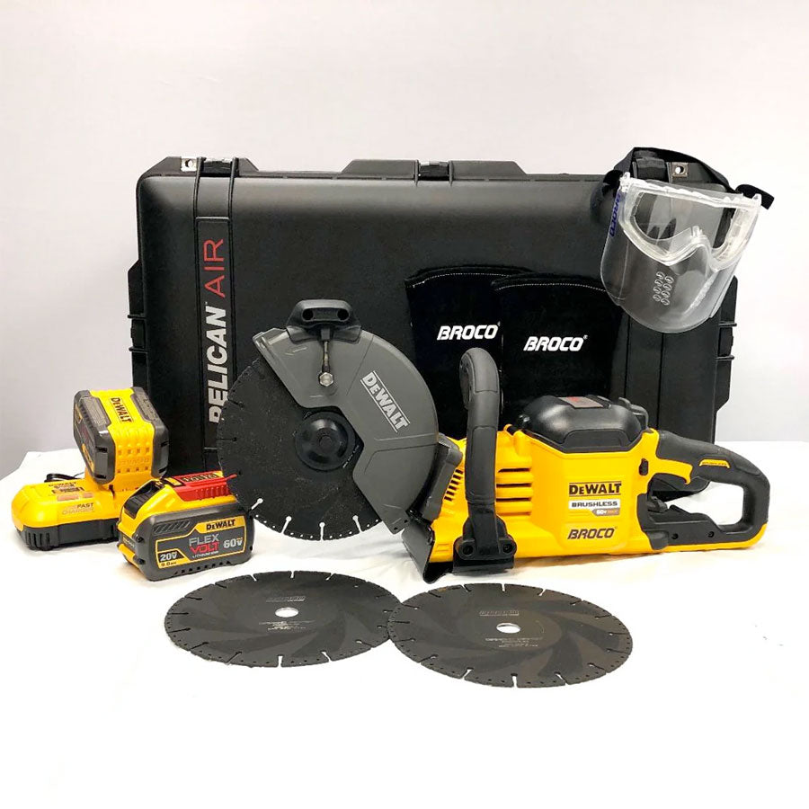 Broco 9-inch Battery Powered Cutoff Saw Kit Outdoor Tactical Australia
