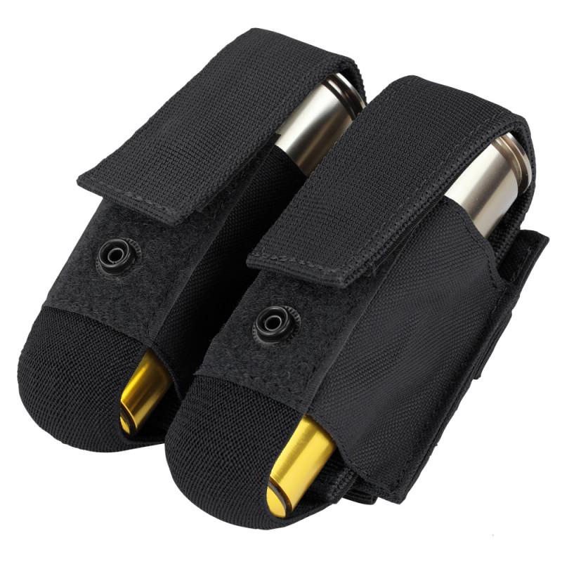Condor 40mm Double Grenade Pouch Black Outdoor Tactical Australia