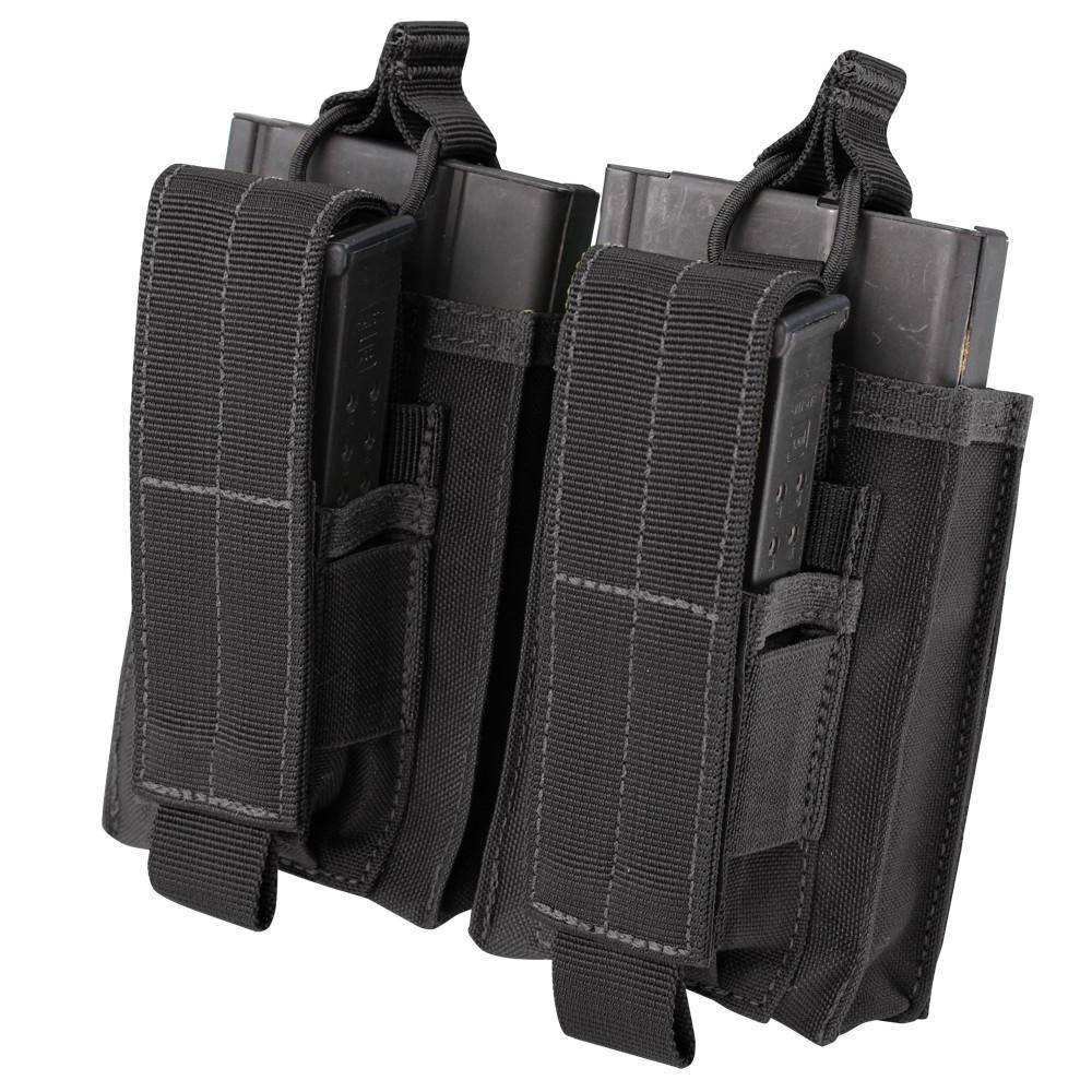 Condor Double Kangaroo M14 Mag Pouch Black Outdoor Tactical Australia