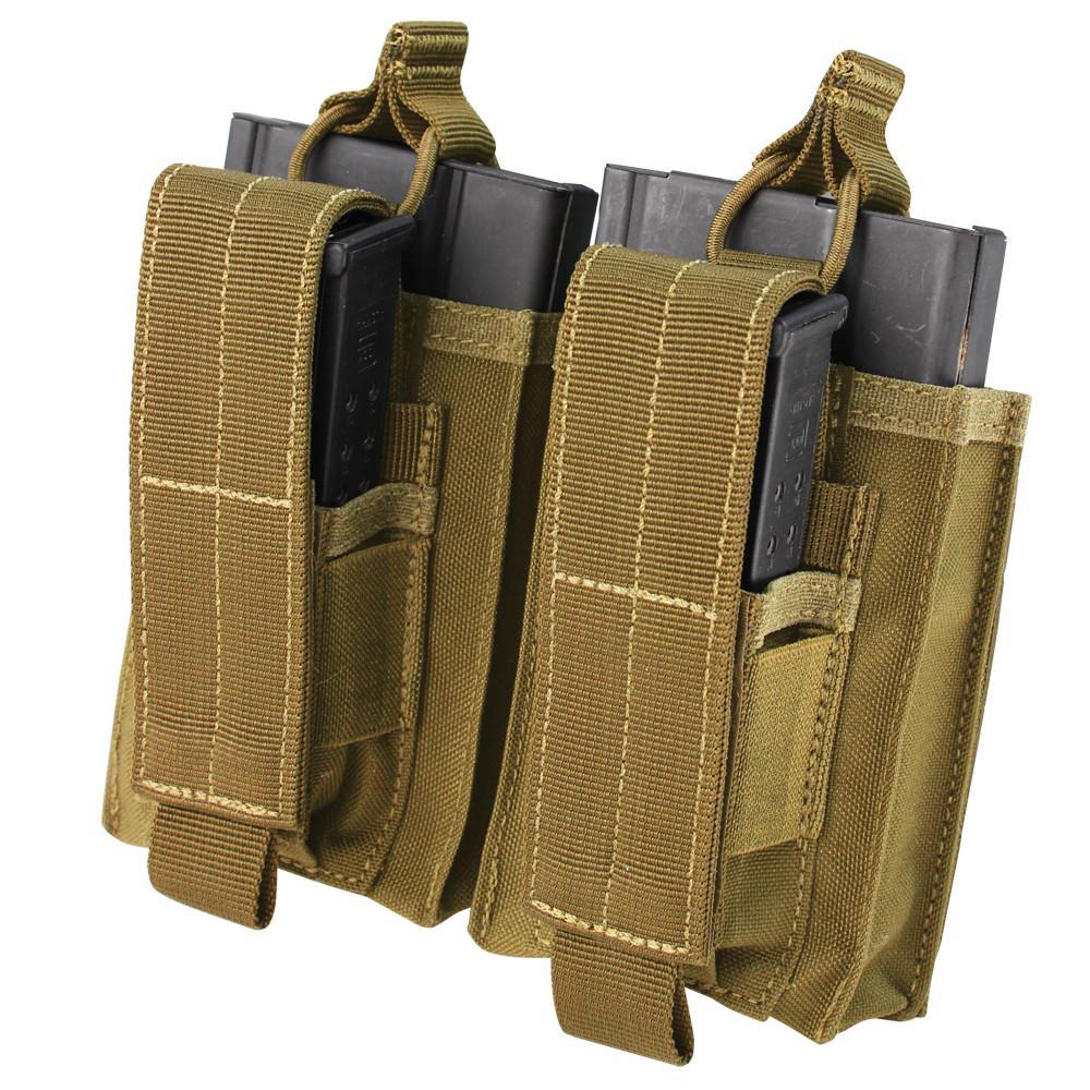 Condor Double Kangaroo M14 Mag Pouch Coyote Brown Outdoor Tactical Australia