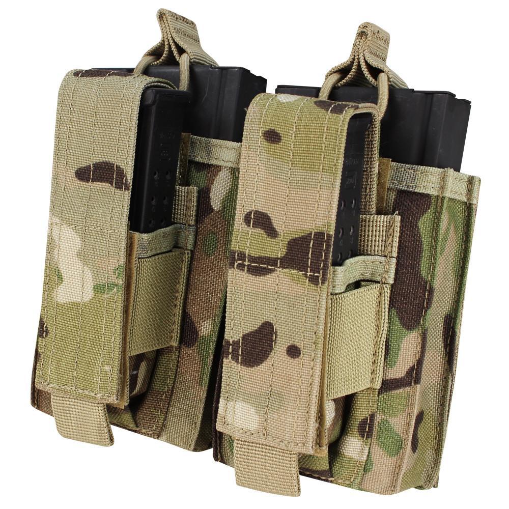 Condor Double Kangaroo M14 Mag Pouch MultiCam Outdoor Tactical Australia