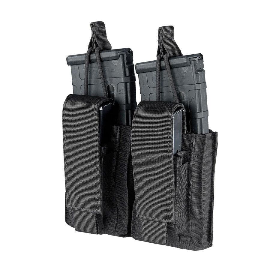Condor Double Kangaroo Mag Pouch Gen II Black Outdoor Tactical Australia