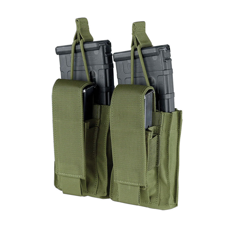 Condor Double Kangaroo Mag Pouch Gen II Olive Drab Outdoor Tactical Australia