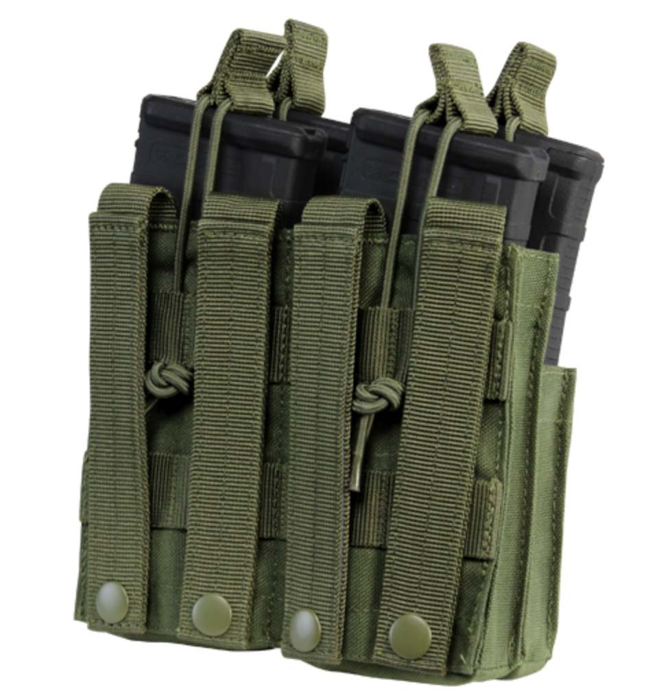 Condor Double Stacker Open Top M4 Mag Pouch MultiCam Outdoor Tactical Australia